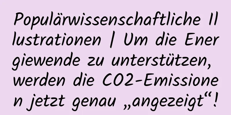 Populärwissenschaftliche Illustrationen | Um die Energiewende zu unterstützen, werden die CO2-Emissionen jetzt genau „angezeigt“!