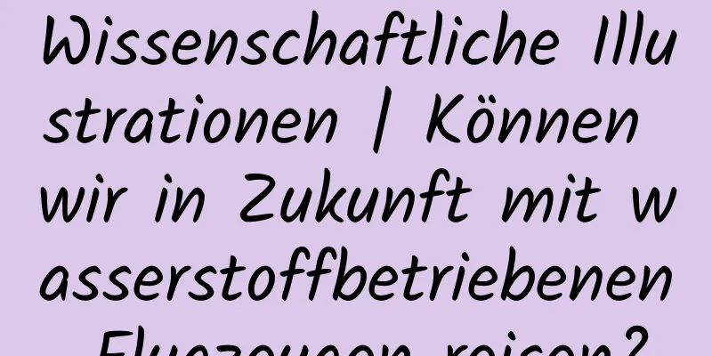 Wissenschaftliche Illustrationen | Können wir in Zukunft mit wasserstoffbetriebenen Flugzeugen reisen?