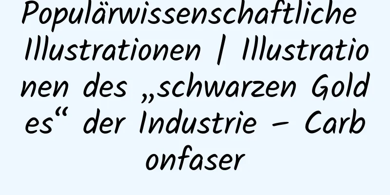 Populärwissenschaftliche Illustrationen | Illustrationen des „schwarzen Goldes“ der Industrie – Carbonfaser
