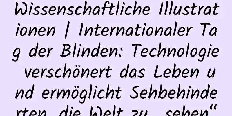 Wissenschaftliche Illustrationen | Internationaler Tag der Blinden: Technologie verschönert das Leben und ermöglicht Sehbehinderten, die Welt zu „sehen“