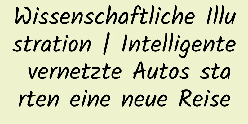 Wissenschaftliche Illustration | Intelligente vernetzte Autos starten eine neue Reise