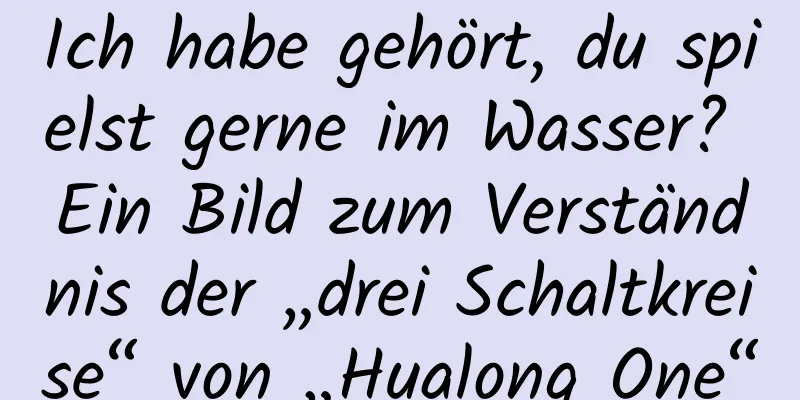 Ich habe gehört, du spielst gerne im Wasser? Ein Bild zum Verständnis der „drei Schaltkreise“ von „Hualong One“