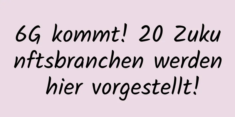 6G kommt! 20 Zukunftsbranchen werden hier vorgestellt!