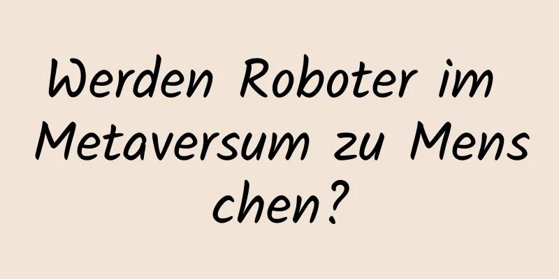 Werden Roboter im Metaversum zu Menschen?