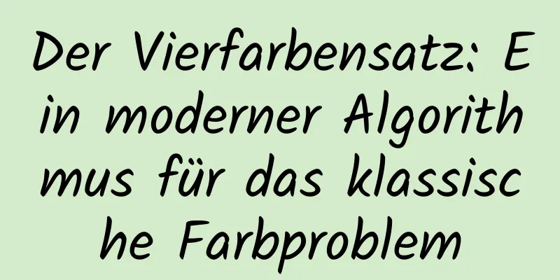 Der Vierfarbensatz: Ein moderner Algorithmus für das klassische Farbproblem
