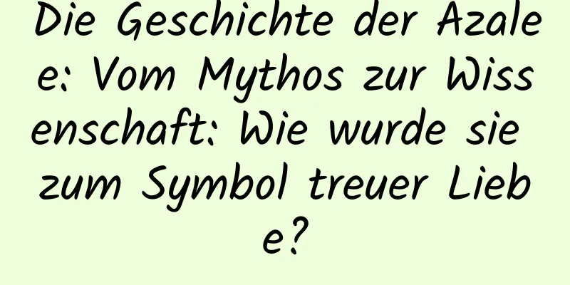 Die Geschichte der Azalee: Vom Mythos zur Wissenschaft: Wie wurde sie zum Symbol treuer Liebe?