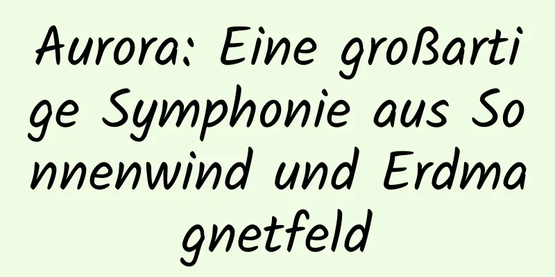 Aurora: Eine großartige Symphonie aus Sonnenwind und Erdmagnetfeld