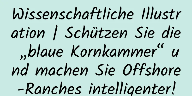 Wissenschaftliche Illustration | Schützen Sie die „blaue Kornkammer“ und machen Sie Offshore-Ranches intelligenter!