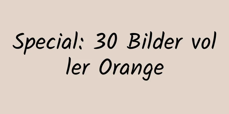 Special: 30 Bilder voller Orange