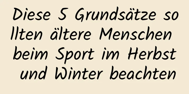 Diese 5 Grundsätze sollten ältere Menschen beim Sport im Herbst und Winter beachten
