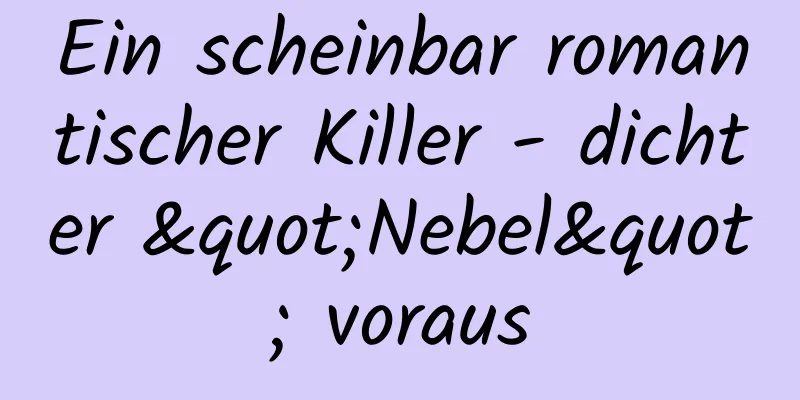 Ein scheinbar romantischer Killer - dichter "Nebel" voraus