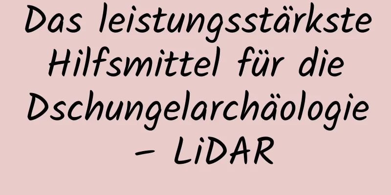 Das leistungsstärkste Hilfsmittel für die Dschungelarchäologie – LiDAR