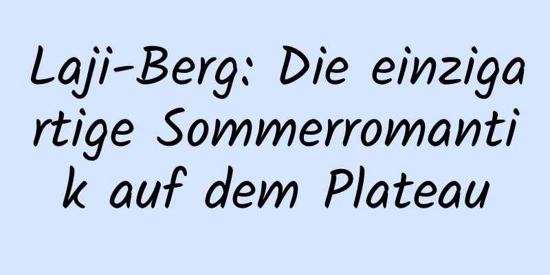 Laji-Berg: Die einzigartige Sommerromantik auf dem Plateau