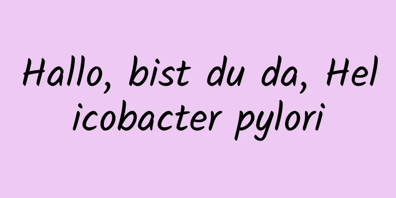 Hallo, bist du da, Helicobacter pylori