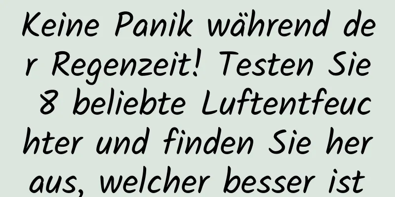 Keine Panik während der Regenzeit! Testen Sie 8 beliebte Luftentfeuchter und finden Sie heraus, welcher besser ist