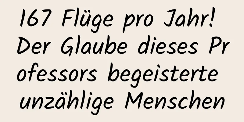 167 Flüge pro Jahr! Der Glaube dieses Professors begeisterte unzählige Menschen