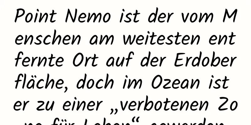Point Nemo ist der vom Menschen am weitesten entfernte Ort auf der Erdoberfläche, doch im Ozean ist er zu einer „verbotenen Zone für Leben“ geworden.