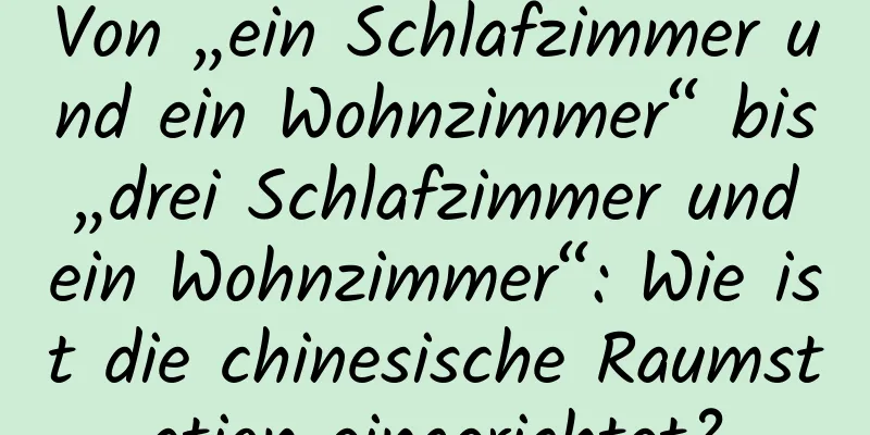Von „ein Schlafzimmer und ein Wohnzimmer“ bis „drei Schlafzimmer und ein Wohnzimmer“: Wie ist die chinesische Raumstation eingerichtet?
