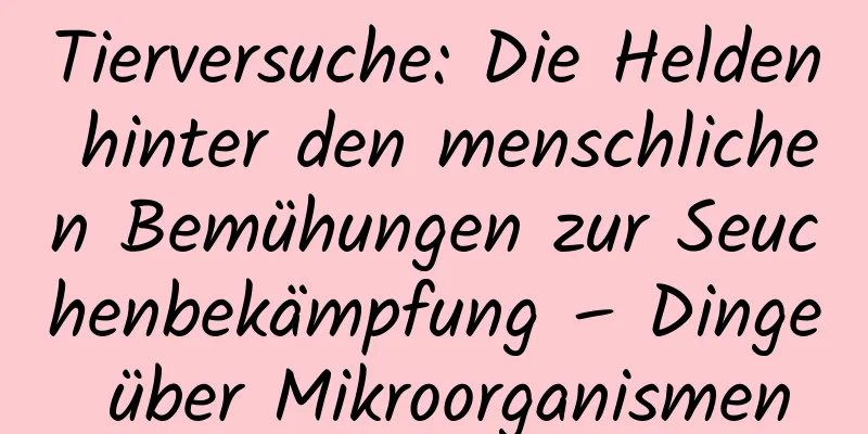 Tierversuche: Die Helden hinter den menschlichen Bemühungen zur Seuchenbekämpfung – Dinge über Mikroorganismen