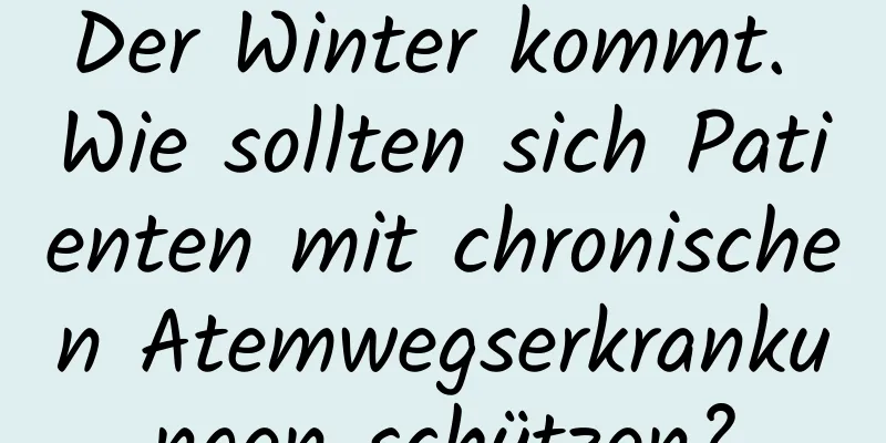 Der Winter kommt. Wie sollten sich Patienten mit chronischen Atemwegserkrankungen schützen?