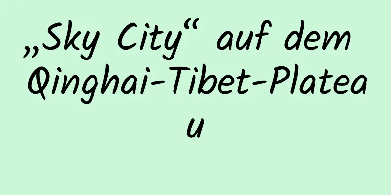 „Sky City“ auf dem Qinghai-Tibet-Plateau