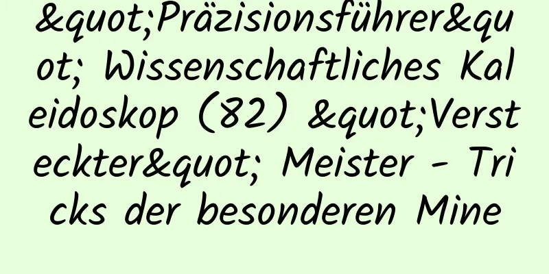 "Präzisionsführer" Wissenschaftliches Kaleidoskop (82) "Versteckter" Meister - Tricks der besonderen Mine