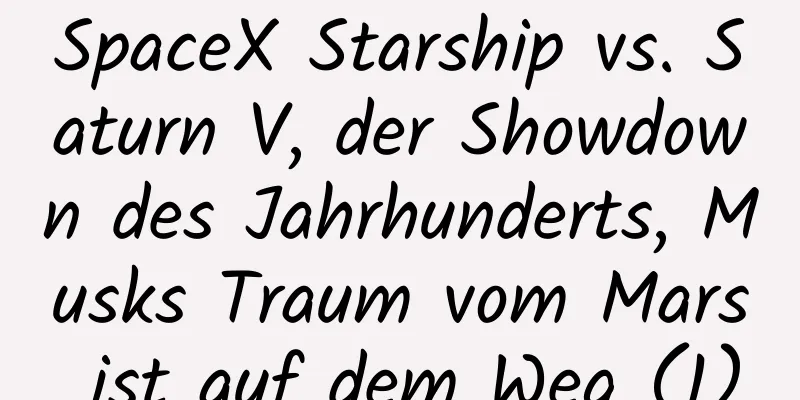 SpaceX Starship vs. Saturn V, der Showdown des Jahrhunderts, Musks Traum vom Mars ist auf dem Weg (1)